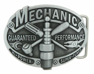 Mechanic Tradesman Metal Belt Buckle - Picture 1 of 2
