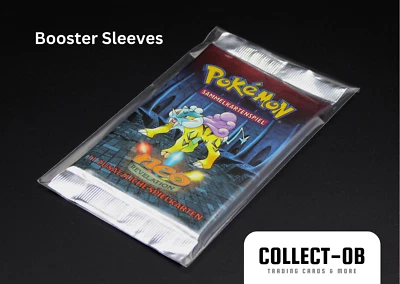 Booster Packs Sleeves Schutzhüllen Folien – Pokemon – One Piece - Lorcana 100Stk - Bild 1 von 4