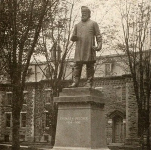 c.1905 Thomas K. Beecher Civil War Chaplain Monument Elmira NY Antique Postcard - Picture 1 of 3