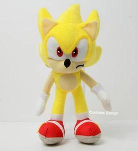 Super Sonic The Hedgehog Plush Doll Toy Keychain Backpack Clip Coin Bag Sega 8.5 - Picture 1 of 7