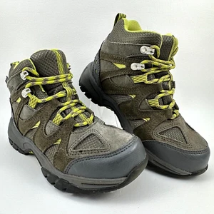 LL Bean Kids Trail Model Hikers Boot TEK2.5 Waterproof Lace Up Dark Loden Size 4 - Picture 1 of 13