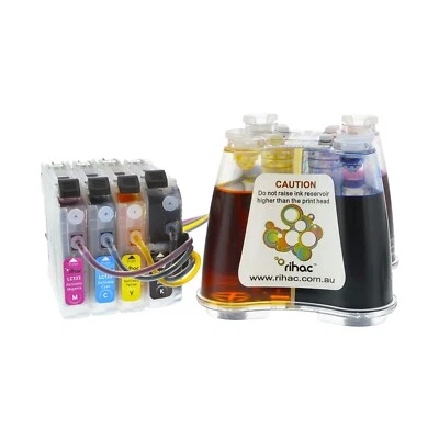 RIHAC CISS suits Brother LC133 LC131 printer cartridges MFC J870 J650 J475 cis - Image 1 of 4