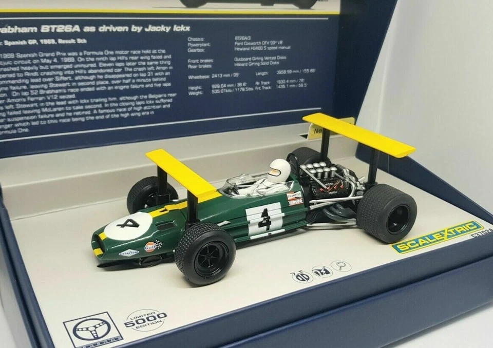 Scalextric - C3702A Brabham BT26A Jacky Ickx Ltd Edition - NEW / Boxed - Image 1 of 4