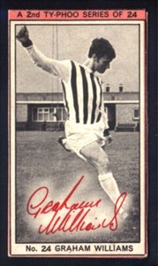 Typhoo Tea - International Stars 2nd Series (1969) Graham Williams No. 24