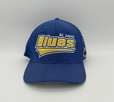 St. Louis Blues NHL Hockey Starter Flex Fit Adjustable Sport Hat Baseball Cap - Image 1 of 4