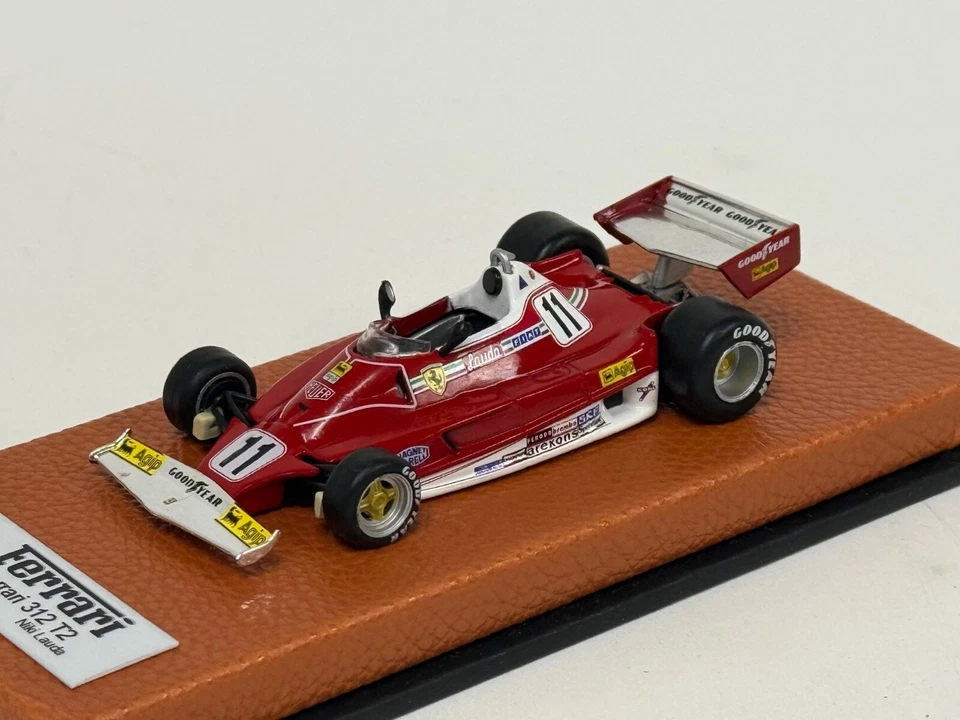 1/43 Ferrari 312 T2  from 1977 F1 Season of Niki Lauda Leather base JPN158 * - Image 1 of 4