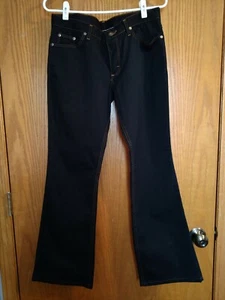 Riders Jeanswear Dark Black Jeans Size 7 M - Picture 1 of 5
