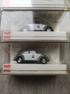 Busch 42764 H0 1:87 VW Käfer Schweizer Post OVP - Bild 1 von 2