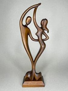 Hand carved wooden " Dancing Mermaids " - Foto 1 di 6