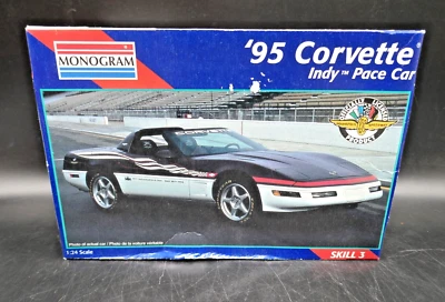 1:24 Monogram 1995 Corvette Indy Pace Car 2467 - Unbuilt in Open Box - Image 1 of 4
