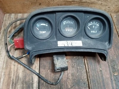 Honda Goldwing GL1000 1979-78 calibre clúster temperatura combustible medidor de voltios fabricante de equipos originales con bloque de 7 V Foto 1 de 4