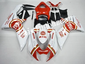 Fit for 2011-2019  GSXR600/750 Lucky Strike White Red ABS Injection Fairing Kit - Bild 1 von 7