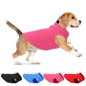 Hundeweste Fleece warm Pullover Kleidung Winterjacke für große kleine Haustiere Größe M-XL - Bild 1 von 15