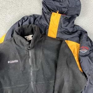 Columbia Jacket Mens Medium 3-in-1 Interchange Omni Tech Waterproof Anorak Ski - Picture 1 of 15