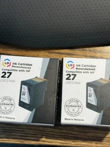 HP 27 cartridges (BLACK INK) - by LD Products compatible - Picture 1 of 2