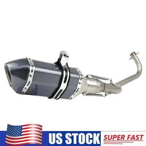 For Honda Grom 125 2013-2023 Full Exhaust System Slip-On Muffler On Pipe DB Kill - Picture 1 of 8