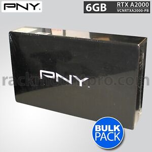 PNY VCNRTXA2000-PB NVIDIA RTX A2000 6GB GDDR6 Graphics Card NEW