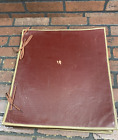 Vintage Leather Captain Sailor Scrapbook Album Journal 1940s 1950s plus