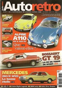 AUTO RETRO 306 ALPINE A110 V85 & 1600 SX CITROEN DS GT19 FORD ESCORT RS 2000 - Bild 1 von 2