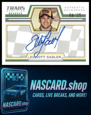 2006 Traks Reserve Elliott Sadler Autographs 25 #/25 - Image 1 of 2