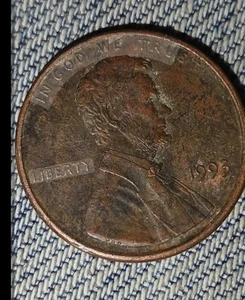 1993 Penny Off Centerd Ear Error Double Dyi On Rim - Picture 1 of 2