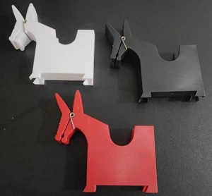 Cute Mule Memo Clip Holder Novelty Animal Paper Note Stand for Desk Home - Picture 1 of 8