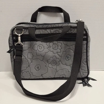 Bolso Bandolera Multiusos Thirty One Gris Floral  Foto 1 de 4