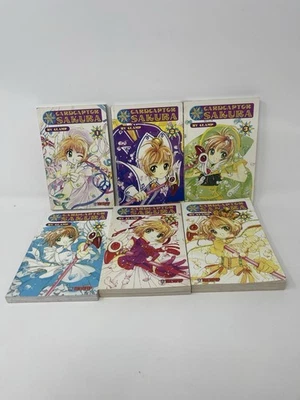 Cardcaptor Sakura by Clamp Manga Lot Volumes 1-6 YA English Tokyo Pop 1st print! - Image 1 of 4