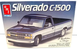 AMT 1:25 Scale 1989 Chevrolet Silverado C-1500 Pickup Truck Boxed Model Kit - Bild 1 von 9