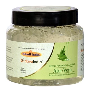 Aloe Vera Gel (500gm) Khadi India Herbal Revitalizing Reduce Itchiness - Picture 1 of 3