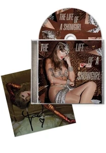 The Life Of A Showgirl 🪩 It’s Beautiful Edition CD + Poster & Hand Signed Photo - Bild 1 von 2