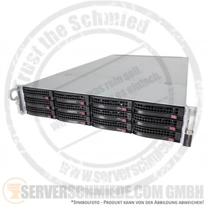 Supermicro CSE-829U 2x E5-2640V3 192GB 6x 32GB RAM 120TB HDD 2xPSU vmware Server - Bild 1 von 4