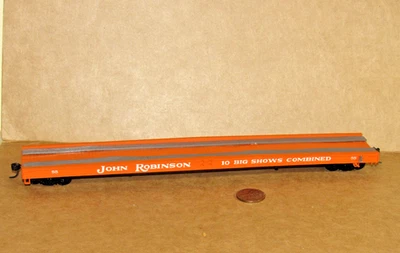 Walthers ho JOHN ROBINSON CIRCUS FLAT CAR for Model Train Layouts & Displays - Image 1 of 4