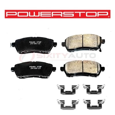 PowerStop Front Disc Brake Pad & Hardware Kit for 2011-2014 Mazda 2 - mv Foto 1 de 4