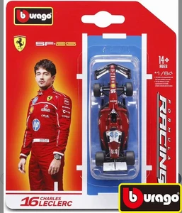 Bburago 1:64 2025 Ferrari F1 Charles Leclerc#16  Diecast Model Car New FREE PP - Picture 1 of 1