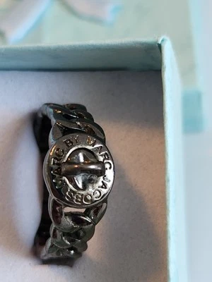 Marc Jacobs Unisex Ring Size 8 Gunmetal  - Image 1 of 4