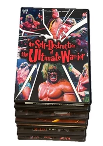 7x Lot WWE DVDs Self-Destruction Ultimate Warrior Rock Cena Stone Cold War More￼ - Bild 1 von 3