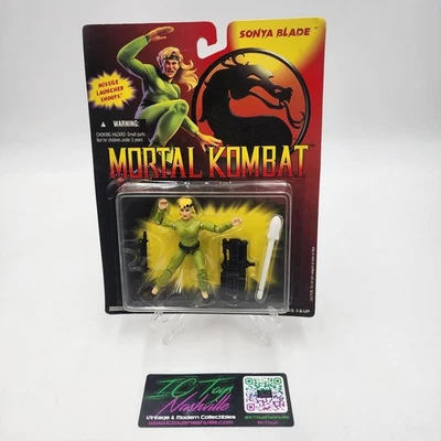 Figura de acción Mortal Kombat Sonya Blade Hasbro 1994 NUEVO sellado Foto 1 de 4