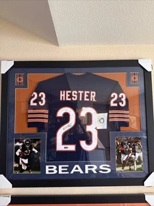DEVIN HESTER Signed/Autographed Custom Jersey Framed 35x43 - PIA - Picture 1 of 2