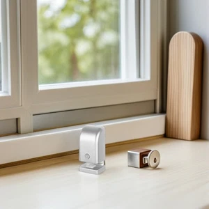 Sliding Door Roller Shower Stopper Glass Track Accessories for Enclosures - Picture 1 of 12