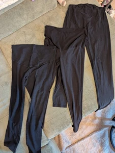 Schwangerschaftsleggings Umstandsmode schwarz H&M Esmara Anna Field XL & L - Bild 1 von 1