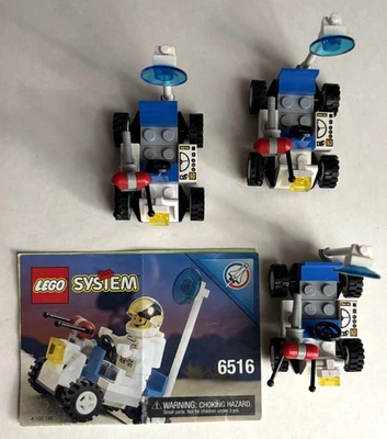 3 Lego 6516 SPACE SET MANUAL    VINTAGE  RARE  NO MINIFIGURE MOON CAR VHEICLE - Image 1 of 3