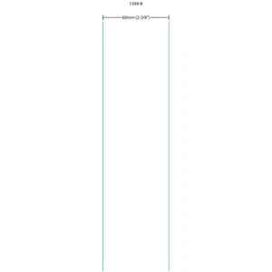 CAS Printer Labels for CL5000 100' Continuous Strip 12 Rolls, 1200 Labels/Roll - Picture 1 of 1