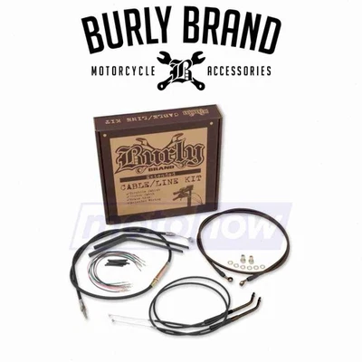 Burly Brand Extended Cable/Brake Line Kit for Gorilla Handlebars for 2013 iw Foto 1 de 4