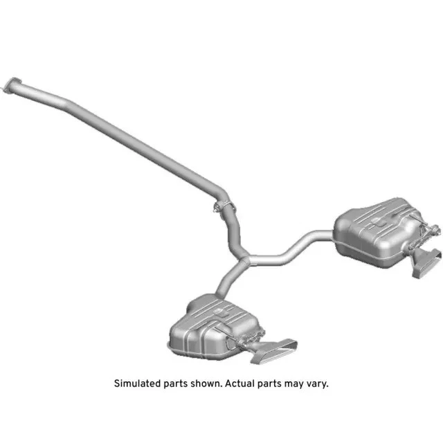 Genuine GM Muffler W/Tailpipe 85154355 Foto 1 de 3