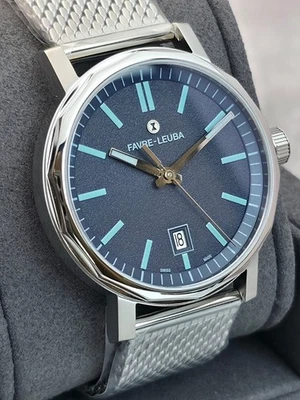 Favre-Leuba Sandow Steel Date 40mm men watch  - Image 1 of 4