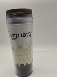 Starbucks 2004 Germany Thermo Double Wall Travel Mug Tumbler 12 oz mit Deckel  - Bild 1 von 13