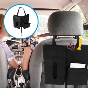 2pcs Car Backseat Organizers Felt Fabric Backseat Storage Bags Car Accessories - Picture 1 of 10