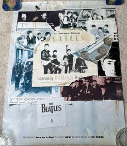 THE BEATLES ANTHOLOGY 1 ORIGINAL PROMO POSTER APPLE (1994) UK EX- - Bild 1 von 4