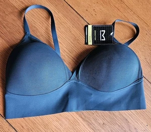 NWD Maidenform Women's L Pure Comfort Seamless Smooth Bralette Emerald Green - Picture 1 of 6